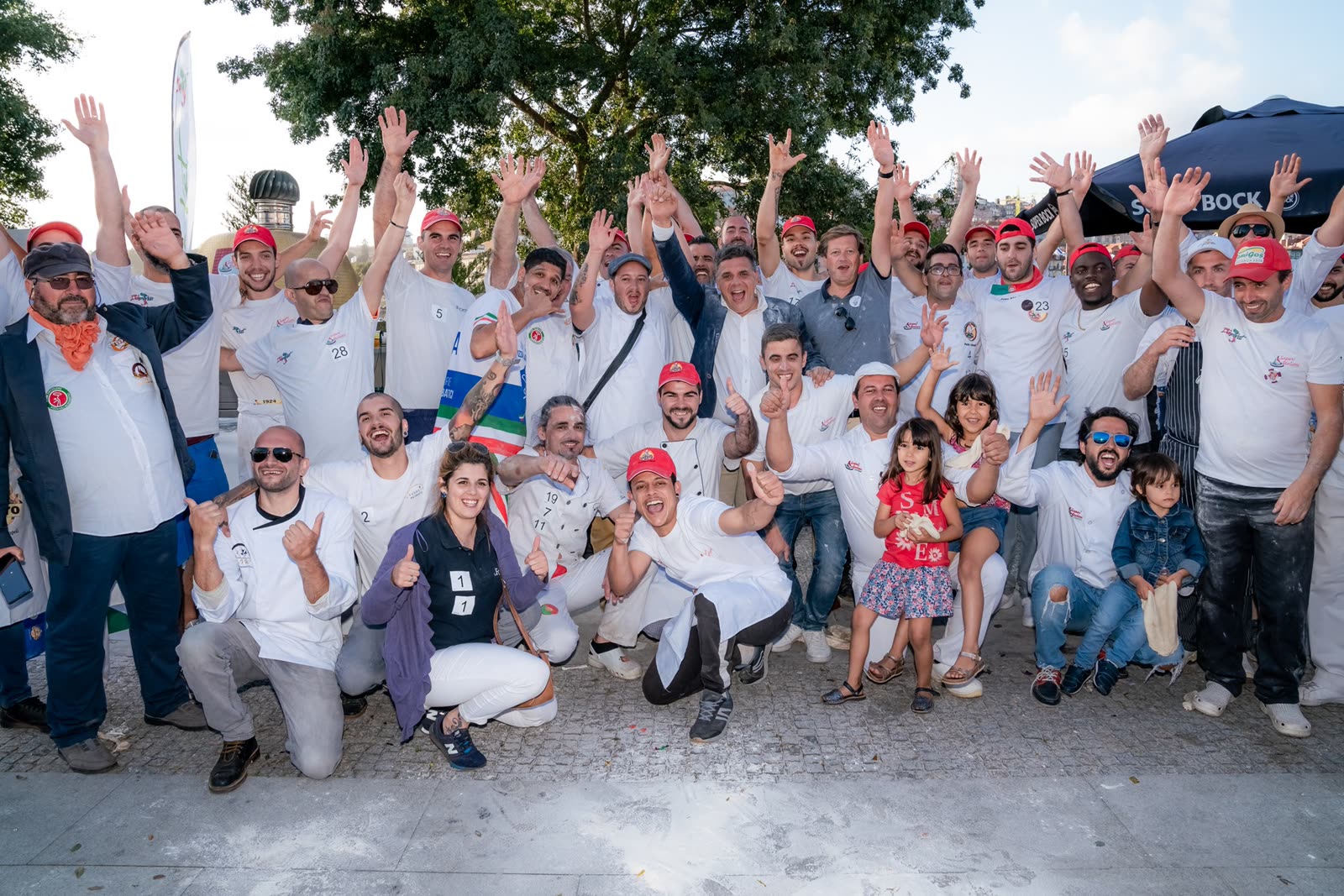 Pizzaiolos e organização reunidos no fim do Campeonato Português de Pizza